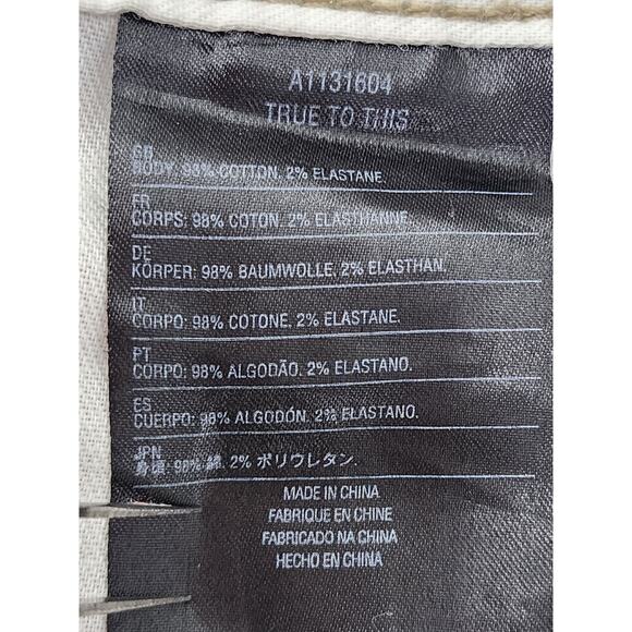 Volcom Stone Made Stretch Cotton Chino Pants Size 29 Tan Casual Straight Leg - Picture 7 of 15